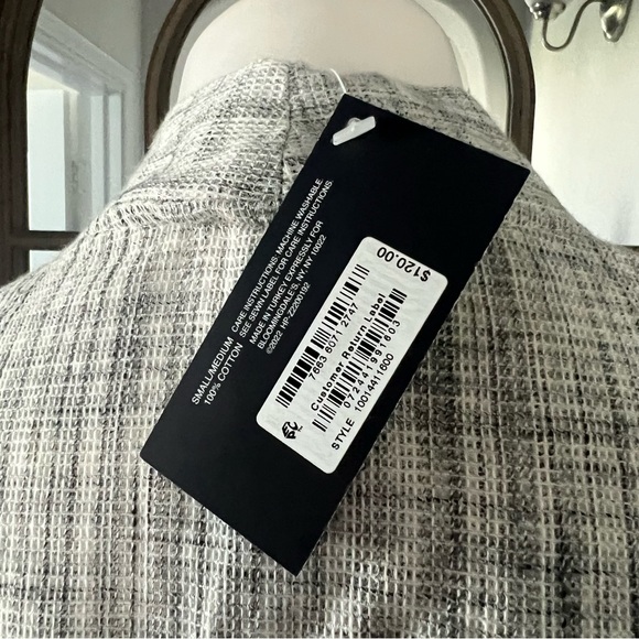 Hudson Park Collection Strié Print Waffle Bathrobe, Size S/M New w/Tag - Picture 5 of 7